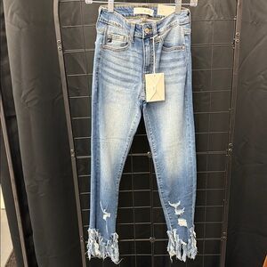 Distressed Blue Women's Jeans